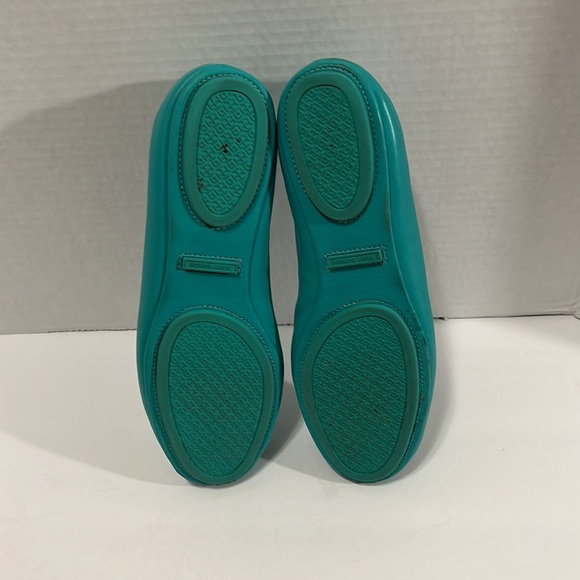 Tory Burch Turquoise Minnie Ballerina Flats 7.5 - Picture 8 of 17